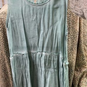 Sea foam green dress